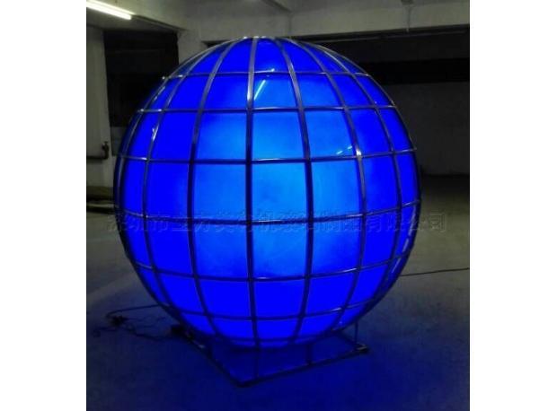 有机玻璃大球 市民广场大球 亚克力圆球 蓝色空心整球